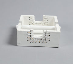Distressed Mango Wood Napkin Holder