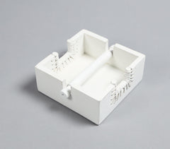Distressed Mango Wood Napkin Holder