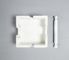 Distressed Mango Wood Napkin Holder