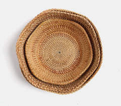 Handwoven Cane Earthy Bowls