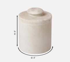 Hand Cut Marble Butter Keeper
