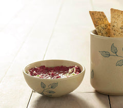 Handmade Ceramic Leaves Nut Bowl