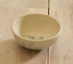 Handmade Ceramic Leaves Nut Bowl