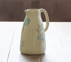 Handmade Floral Ceramic Jug