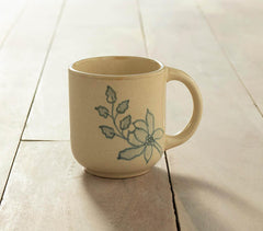 Handmade Floral Ceramic Mug