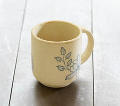 Handmade Floral Ceramic Mug