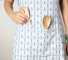 Woven Cotton Kitchen Apron