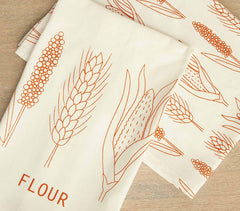 Handwoven Cotton Flour Dish Towels (Set of 2)