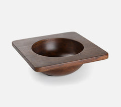 Mango Wood Turned Sinking Bowl(Small)