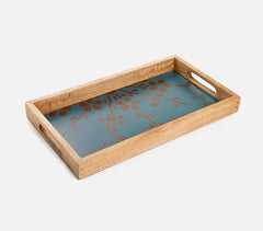 Hand Cut Vine Wooden Tray