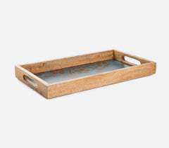 Hand Cut Vine Wooden Tray