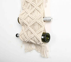 Bohemian Macrame Cotton Wine Rack