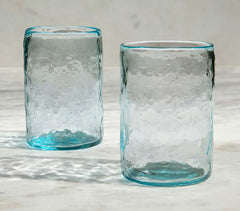 Quoise Cylindrical Glass Tumblers (Set of 2)