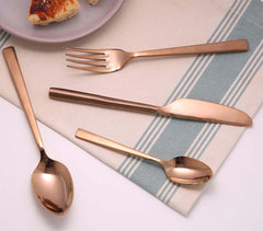 Enigma Rose Gold Cutlery (Set of 4)
