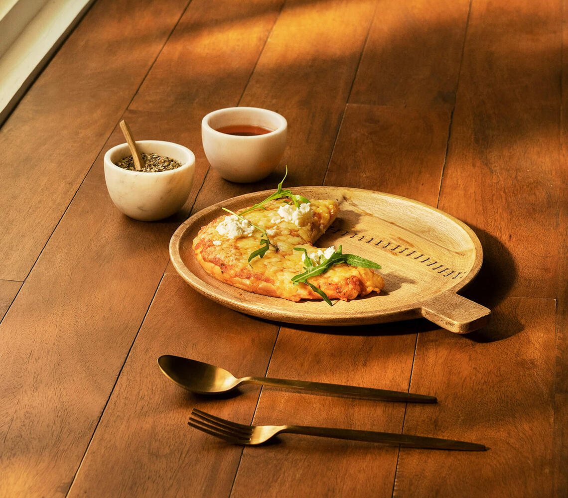 Stitch Sense Mango Wood Platter (Small)