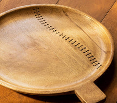 Stitch Sense Mango Wood Platter (Small)
