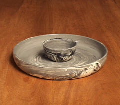 Carbon Ceramic Chip & Dip Platter