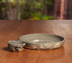 Carbon Ceramic Chip & Dip Platter