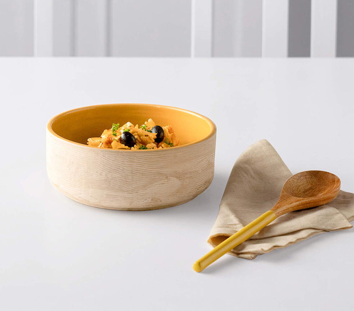 Amber Love Ceramic Serving Bowl