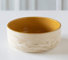 Amber Love Ceramic Serving Bowl