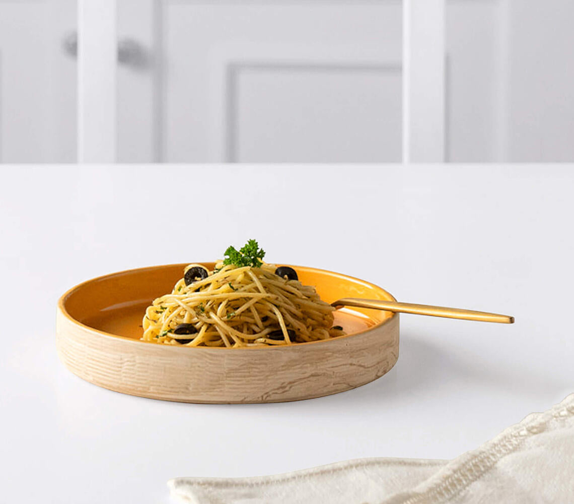 Amber Love Ceramic Pasta Bowl