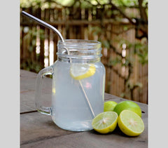 Handmade Stainless Steel Straw (Bent)