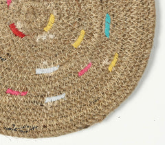 Hand Braided Jute Trivets (set of 2) Q3