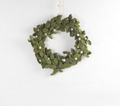 Handmade Felt Christmas Wreath