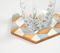 Geometric Cut Coasters (set of 4)