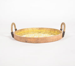 Ethnic Mirror Work Tray
