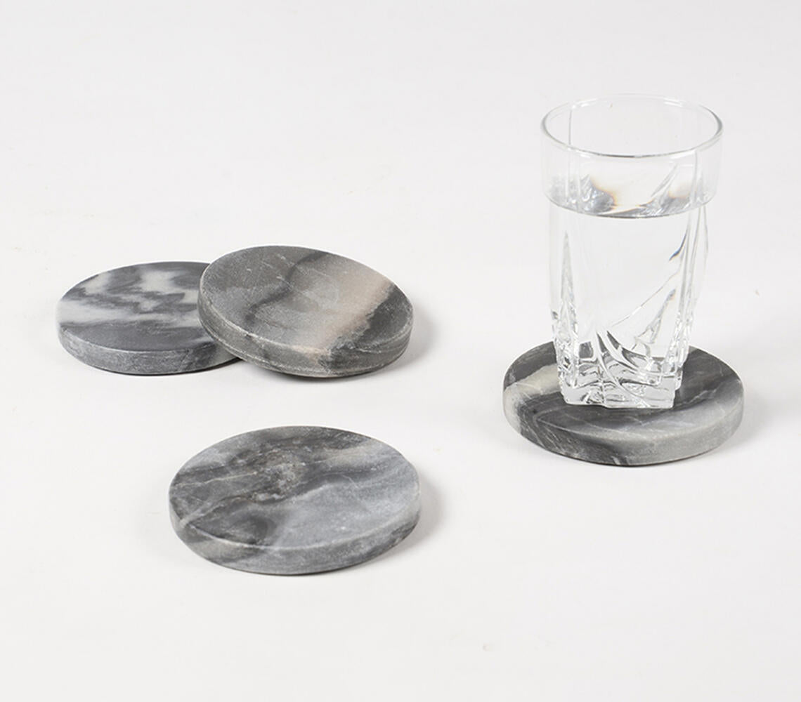 Hand Cut Ombre Marble Coasters (set of 4)