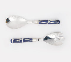 Pottery Ceramic Salad Servers