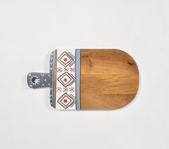 Hand Painted Paddle Chopping Board