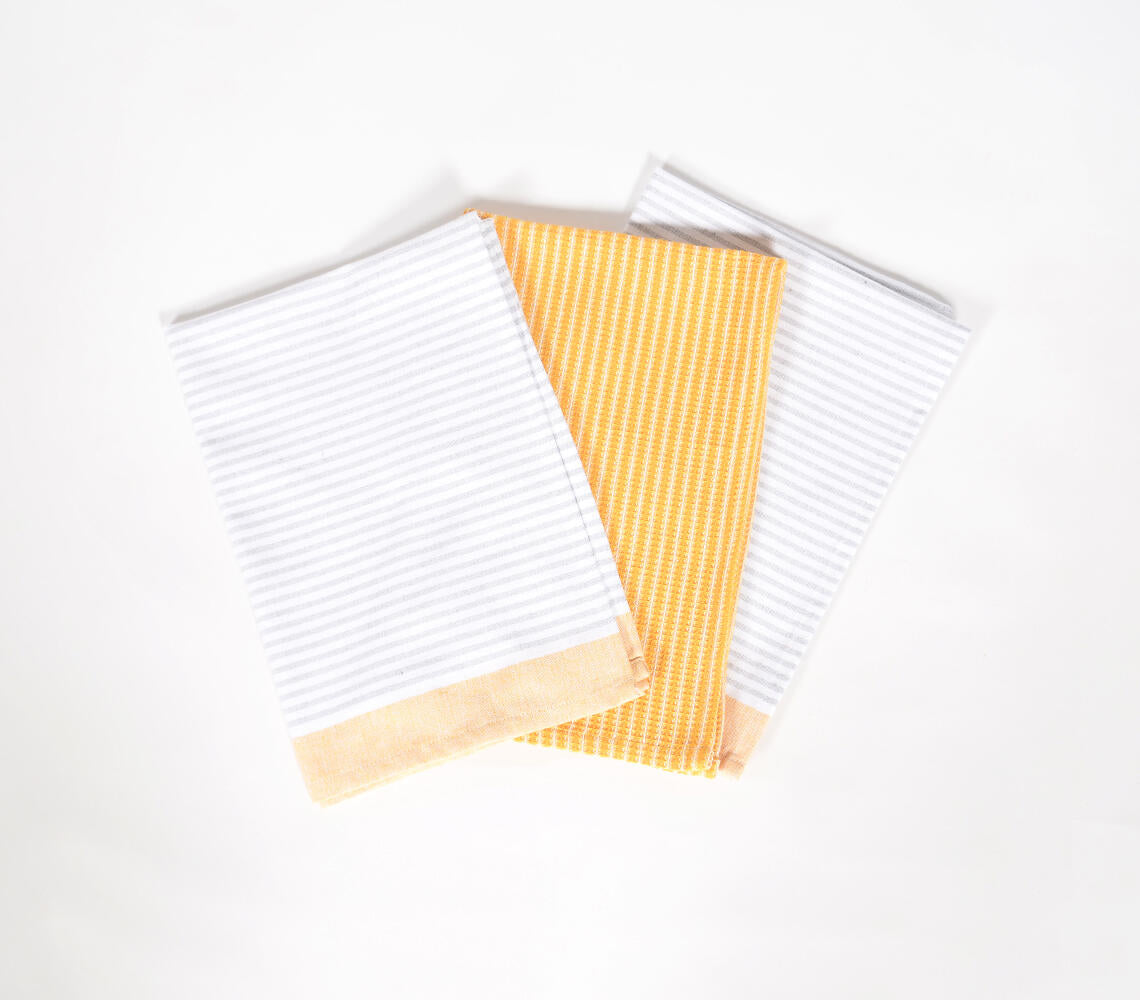 Yarn-dyed Recycled Cotton Kitchen Towel