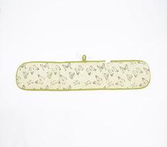 Handcrafted Pastel Butterfly Cotton Oven Mitt