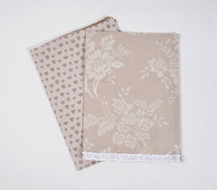 Hearts & Flowers Kitchen Towels (Set of 2)
