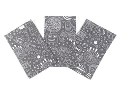 Printed Handloom Kitchen Towels (Set of 3)