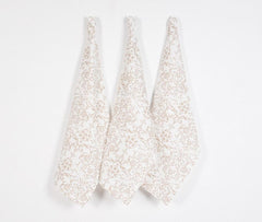 Vintage Printed Kitchen Towels (set of 3)