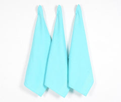Solid Sky Kitchen Towels (set of 3)