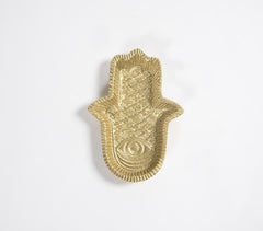 Aluminium Hamsa Hand Trinket Trays (set of 2)