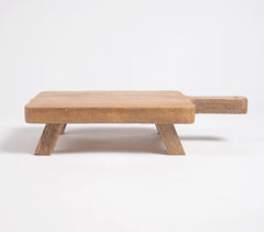 Hand Cut Mango Wood Stand Chopping Board