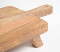 Hand Cut Mango Wood Stand Chopping Board