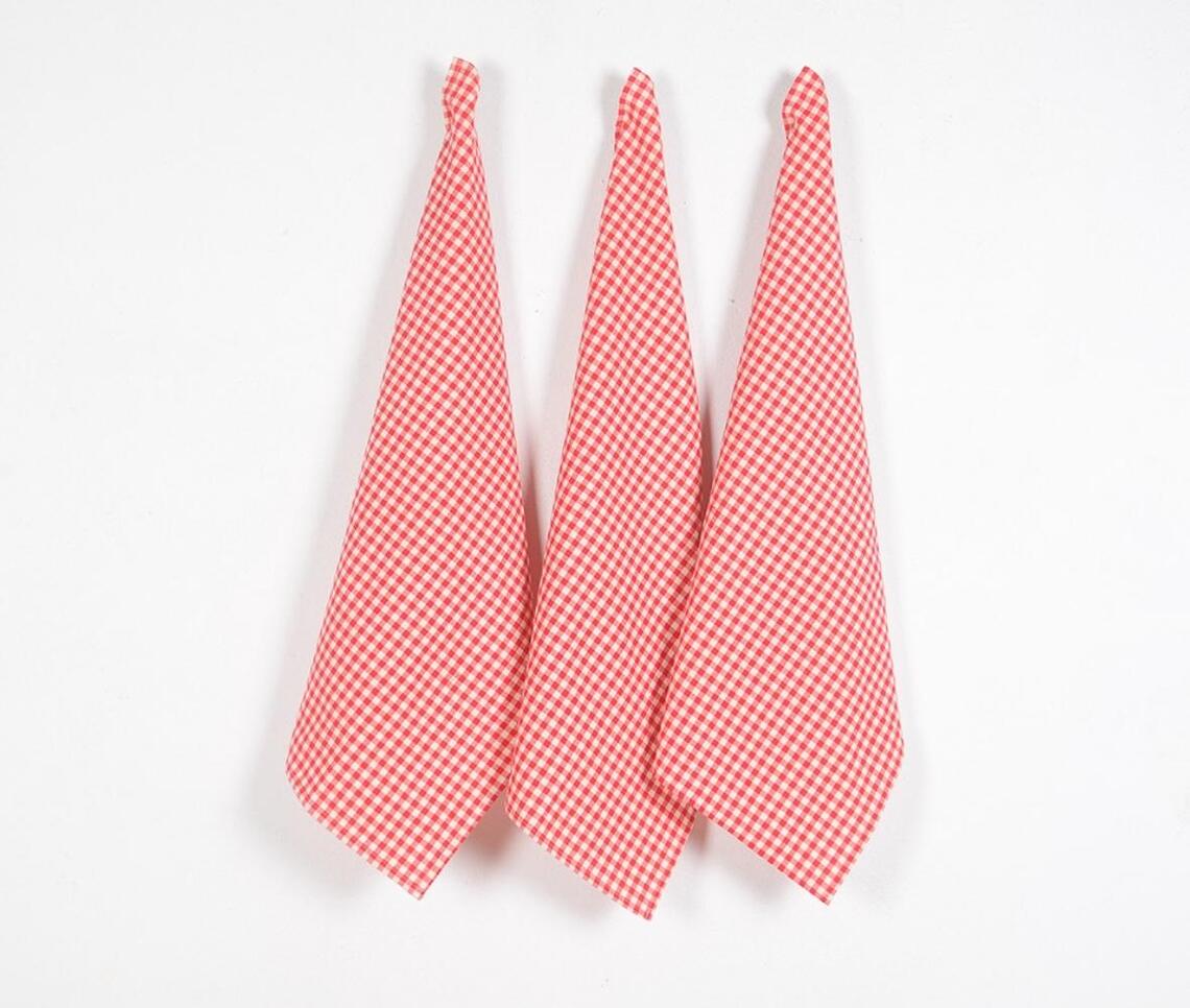 Checkered Kitchen Towels (set of 3)