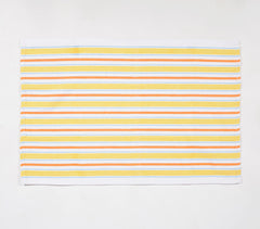 Yarn-Dyed Citrus striped Cotton Kitchen Towels (set of 4)