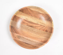 Natural Wooden Fruit Bowl