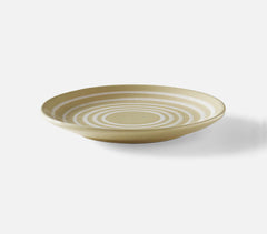 Striped Lemon Ceramic Breakfast Plate