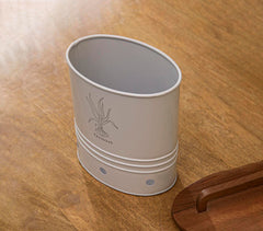 Canny Onion Storage Barrel with Wooden Lid