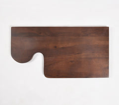 Dark Polished Acacia Wood Snack Board