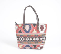 Jacquard Weave Tote, Sling & Wallet Set