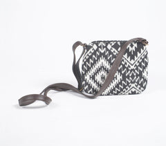 Jacquard Weave Monotone Tote, Sling & Wallet Set